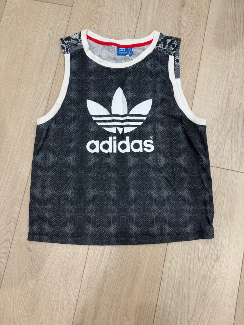 NWOT Adidas Originals Women's LA Printed Trefoil Snake Tank Top